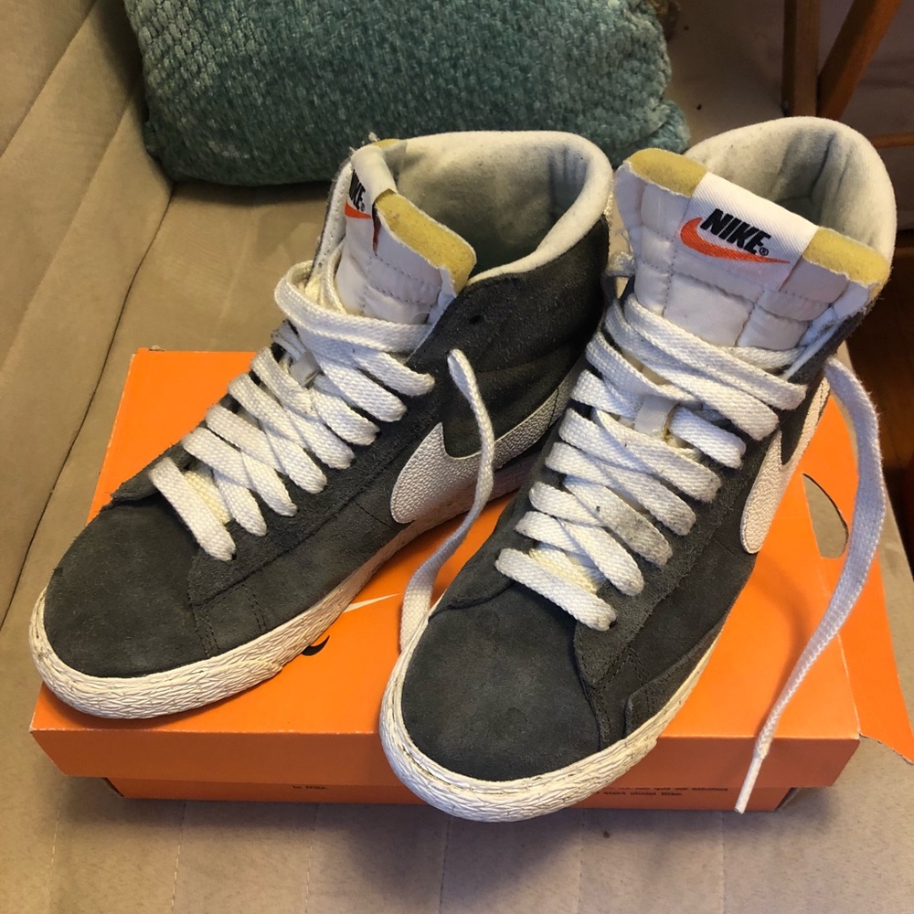 Suede Nike blazers